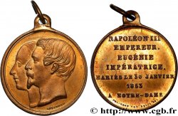 AMOUR ET MARIAGE Médaille, Mariage de Napoléon III et d’Eugénie