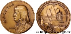 V REPUBLIC Médaille, Ville d’Ajaccio et Bonaparte AU