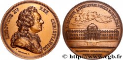 LOUIS XV DIT LE BIEN AIMÉ Médaille, Fondation de l’École supérieure de Guerre, refrappe SUP
