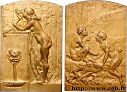 AMOUR ET MARIAGE Plaquette, Jeune couple et deux satyres AU