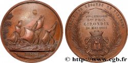 SECOND EMPIRE Médaille, Cercle des régates de Bordeaux, 3e prix