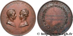 AUTRICHE - FRANÇOIS Ier D AUTRICHE Médaille, Commémoration du Mariage de François Ier d’Autriche et de Caroline de Bavière