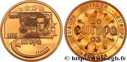CINQUIÈME RÉPUBLIQUE Médaille, 5000 Lire, Italia