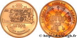 FUNFTE FRANZOSISCHE REPUBLIK Médaille, 5000 Lire, San Marino