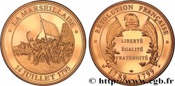 CINQUIÈME RÉPUBLIQUE Médaille, La Marseillaise