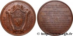 LOUIS XVI Médaille, Civitas Pictavium, Ville de Poitiers à Antoine Boula de Nanteuil