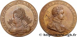 MARIE DE MÉDICIS Médaille, Marie de Médicis et Louis XIII