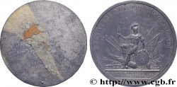 LOUIS XIV THE SUN KING Médaille, Bataille de Fleurus, tirage uniface du revers