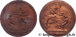 LOUIS XVI Médaille, Jonction souterraine de l’Escaut à la Somme, tirage uniface du revers
