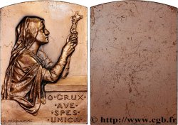 MÉDAILLES RELIGIEUSES Plaquette, O Crux ave, spes unica
