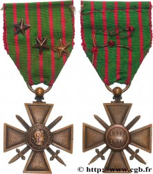 III REPUBLIC Croix de guerre, 1914-1916 XF