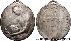 TROISIÈME RÉPUBLIQUE Médaille, Aux infirmières de France