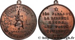 DEUXIÈME RÉPUBLIQUE Médaille, Société ouvrière Les Voraces