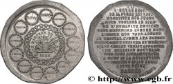 DEUXIÈME RÉPUBLIQUE Médaille, Aux martyrs du 15 mai 1848