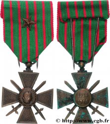 III REPUBLIC Croix de guerre, 1914-1918 AU/XF