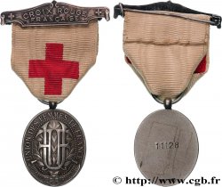 III REPUBLIC Médaille, Union des Femmes de France, Croix Rouge XF