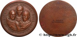 CONQUÊTE DE L ESPACE - EXPLORATION SPATIALE Médaille, Armstrong, Collins et Aldrin