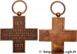 TROISIÈME RÉPUBLIQUE Médaille, Société française de secours aux blessés des armées de terre et de mer TTB