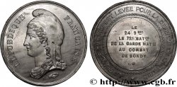 TROISIÈME RÉPUBLIQUE Médaille, Le 72e bataillon de la Garde Nationale au combat de Bondy