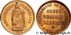 DEUXIÈME RÉPUBLIQUE Médaille, Premier anniversaire de la République