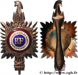 PROVISORY GOVERNEMENT OF THE FRENCH REPUBLIC Insigne de fonction, Assemblée Nationale constituante AU