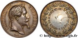 SECOND EMPIRE Médaille, Offerte par la Société des amis du progrès de Talence
