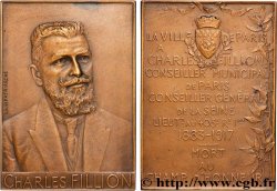III REPUBLIC Plaquette, Charles Fillion