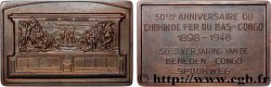 BELGIAN CONGO Plaquette, 50e anniversaire du chemin de fer du Bas-Congo