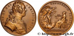 LOUIS XV DIT LE BIEN AIMÉ Médaille, Pacification de la République de Genève, refrappe
