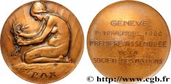 SUISSE Médaille, Première assemblée de la Société des Nations