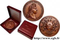 LOUIS XIV THE SUN KING Médaille, Prise de Bergues sous la protection de Louis XIV