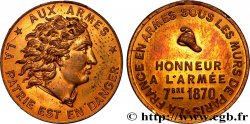 TROISIÈME RÉPUBLIQUE Médaille, La Patrie en danger