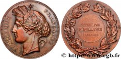 CINQUIÈME RÉPUBLIQUE Médaille, offerte par le sénateur