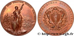 SWITZERLAND - HELVETIC CONFEDERATION Médaille, Festival de tir de Glaris AU
