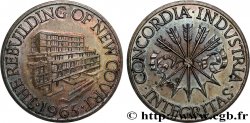 BANQUES - ÉTABLISSEMENTS DE CRÉDIT Médaille, Reconstruction de la Banque de Rothschild à New Court AU