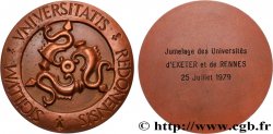 V REPUBLIC Médaille, Jumelage avec l’Université d’Exeter