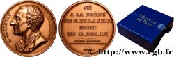 METALLIC GALLERY OF THE GREAT MEN FRENCH Médaille, Montesquieu, Charles Louis de Secondat, refrappe