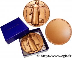 LITERATURE : WRITERS - POETS Médaille, Perrette et le Pot au lait, refrappe