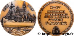 V REPUBLIC Médaille, 35e anniversaire du Cessez-le-feu, fin de la guerre d’Algérie