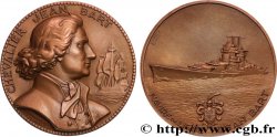 V REPUBLIC Médaille, Chevalier Jean Bart, Navire de ligne, refrappe