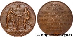 CANALS AND WATERWAY TRANSPORT Médaille, Banque Parisienne et Canal de Panama