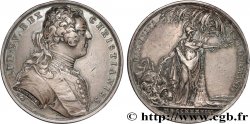 LOUIS XV DIT LE BIEN AIMÉ Médaille, Paix conclue avec l’Allemagne