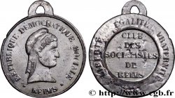 DEUXIÈME RÉPUBLIQUE Médaille, Club des socialistes de Reims
