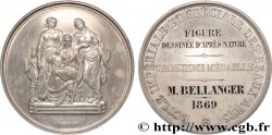 SECOND EMPIRE Médaille, École impériale et spéciale des Beaux-Arts, Figure dessinée d’après nature