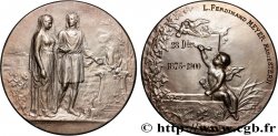 LOVE AND MARRIAGE Médaille de mariage, Fidélité et Bonheur, Noces d’argent