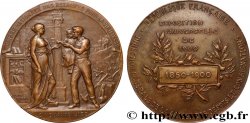 TROISIÈME RÉPUBLIQUE Médaille, Exposition Universelle, Cinquantenaire de la Caisse des Retraites