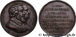 LOUIS XVIII Médaille, Rétablissement de la statue de Henri IV le 28 octobre 1817