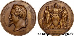 ZWEITES KAISERREICH Médaille, Annexion de la Savoie et du Comté de Nice à la France, Refrappe