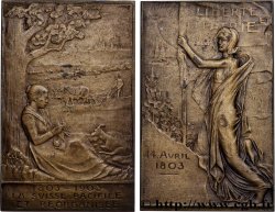 SUISSE - CONFÉDÉRATION HELVÉTIQUE Plaquette, La Suisse pacifiée et réorganisée