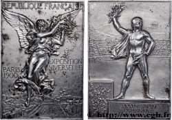 TROISIÈME RÉPUBLIQUE Plaquette, Jeux Olympiques, XXVIe fête fédérale de gymnastique TTB